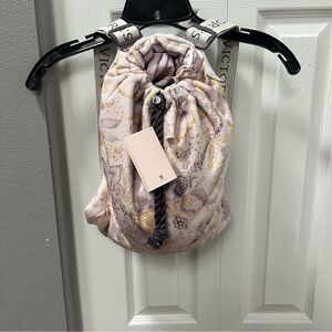 Victoria's Secret Pastel Floral Drawstring Bag